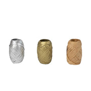 Metallic Raffia Ribbon, 3 Pack