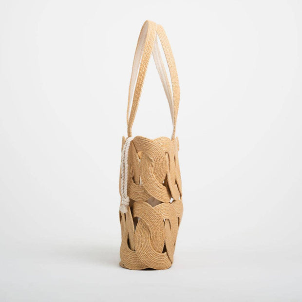 Seagrass & Organic Cotton Tote Bag