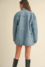 Denim Oversize Blazer