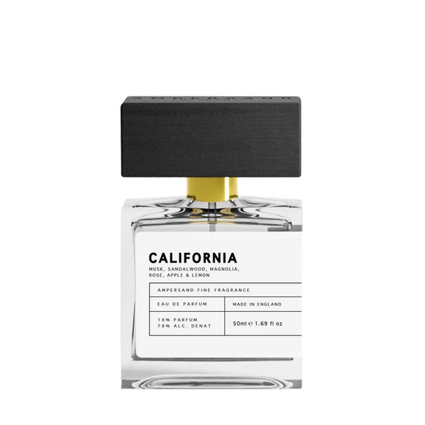 Ampersand fine fragrance, 50ml. California scent, musk, sandalwood, magnolia, rose, apple and lemon