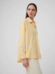 Yellow Stripe Oversized Shirt