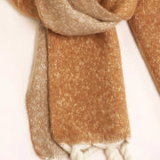 Camel Two Tone Winter Scarf