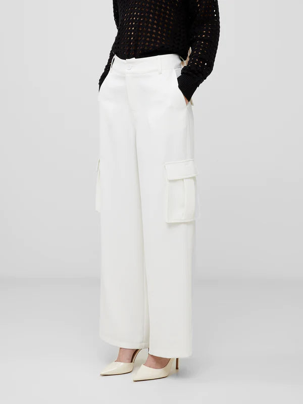 White Combat Trousers