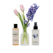 Bramley Bloom & Unwind Gift Set with Pillow Spray, Bubble Bath & Bud Vase