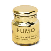 Chroma 2.5oz/71g Fumo Metallic Glass Candle - Smoldering Embers