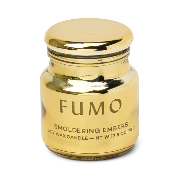 Chroma 2.5oz/71g Fumo Metallic Glass Candle - Smoldering Embers