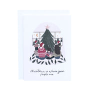 Christmas Is Where Your People Are - A6 Greeting Card