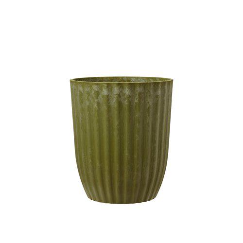 100% Recycled Plastic Green Yodit Planters