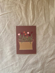 Harriet Watson Tulips Galore mini greeting card