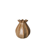 Bud Shaped Brown Vase - Small Lillian