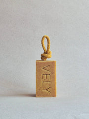 Natural Handmade Soap On A Rope "Orange Kiss"-From Victoria Shop