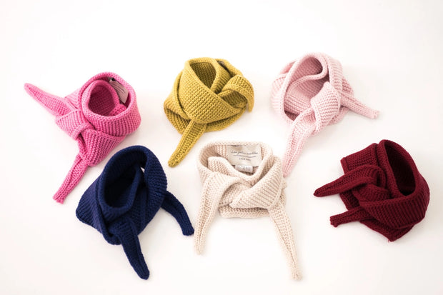 Little "Sophie Pointelle Scarf", Wine