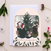 Christmas Is Where Your People Are - Arch Greeting Card