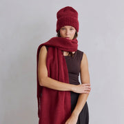 The Reykjavik Beanie Hat - Burgundy