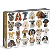 1000 Piece Jigsaw Puzzle - Paper Dogs