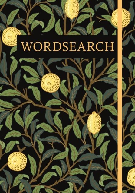 Wordsearch book with Victorian Walllpaper illustration cover.