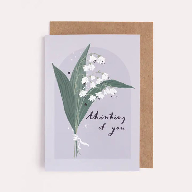 Thinking of You Flowers Card