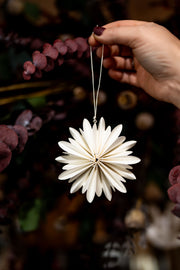 Paper Christmas Tree Decoration White - From Victoria Shop