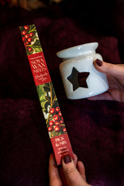 Christmas wax melts box with Star wax burner - From Victoria Shop