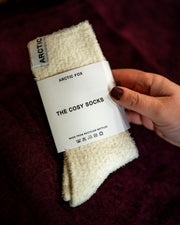 Cosy Socks in white - 100% Recycled - From Victoria Shop
