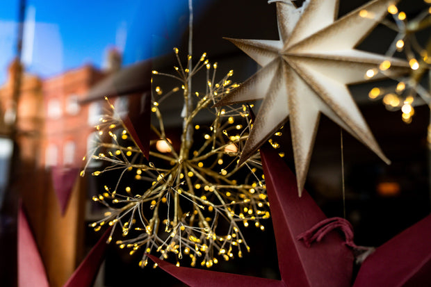 Hanging Dandelion Light - 30cm Gold - from Victoria Shop