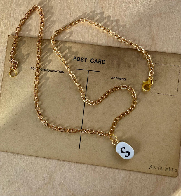 Initial Heart Charms by Samantha Stas