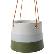 Burgon & Ball Hanging Pot, Blue & Green