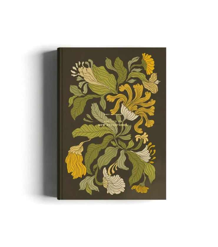 Sweet Pea Floral Notebook