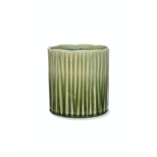 Nettleton Green Ceramic Small Glazed Pot