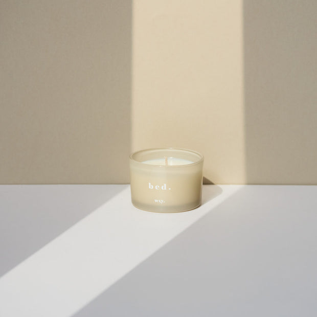 Warm Musk & black Vanilla 3oz Bed Candle - From Victoria Shop 