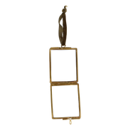 Hanging Brass Mini Photo Frame 4.5X5.5cm
