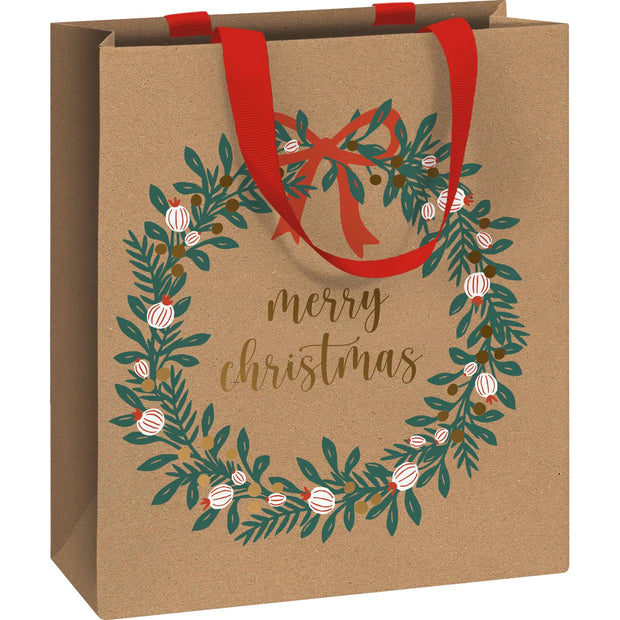 Wreath Pattern Gift Bag