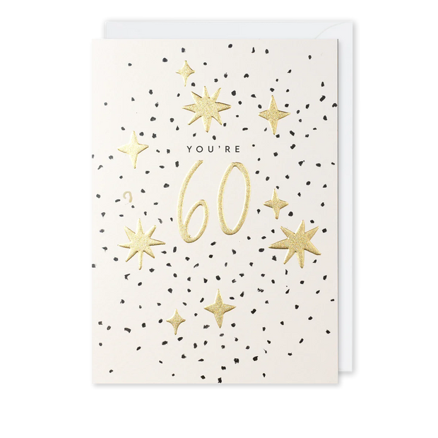 "You're 60" Birthday Card, Meraki