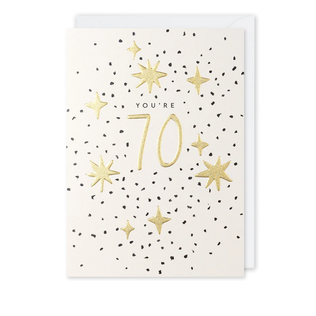 "You're 70" Birthday Card, Meraki