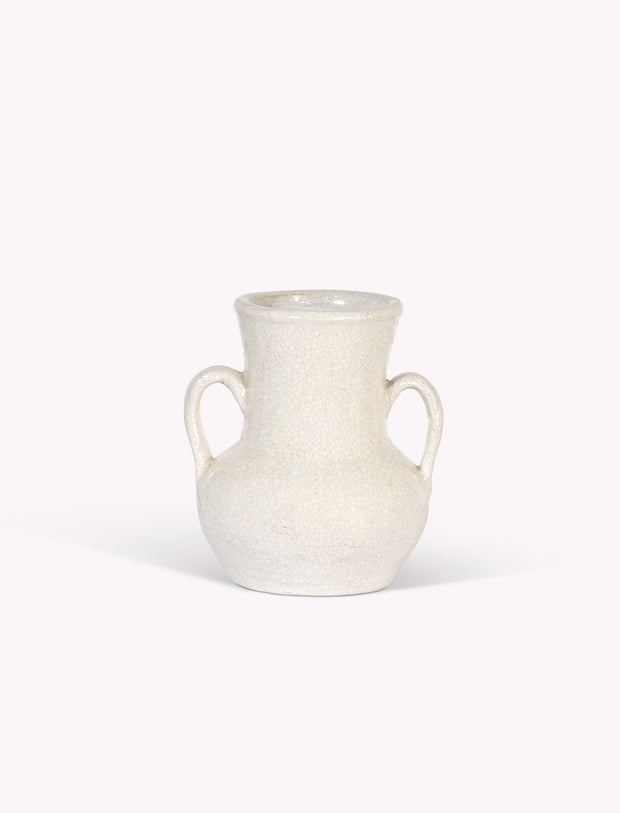 Ravello Vase with Handles White