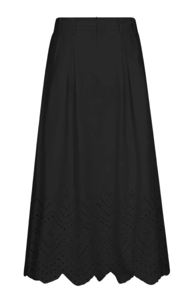 Poppy Black Anglaise Skirt
