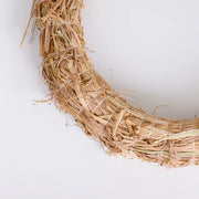 Straw Wreath Ring, 25cm