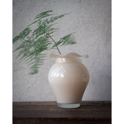 Glass Elnie Ruffled Vase - From Victoria Shop