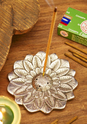 Flower Round Incense Holder