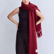 The Reykjavik Scarf - 100% Recycled - Burgandy