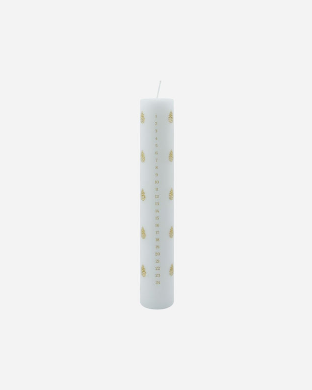 Christmas countdown Candle