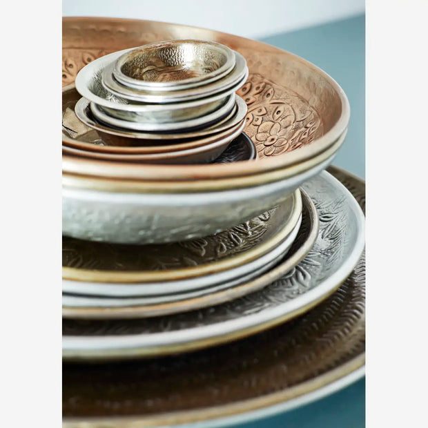 Handmade Hammered Aluminium Bowl