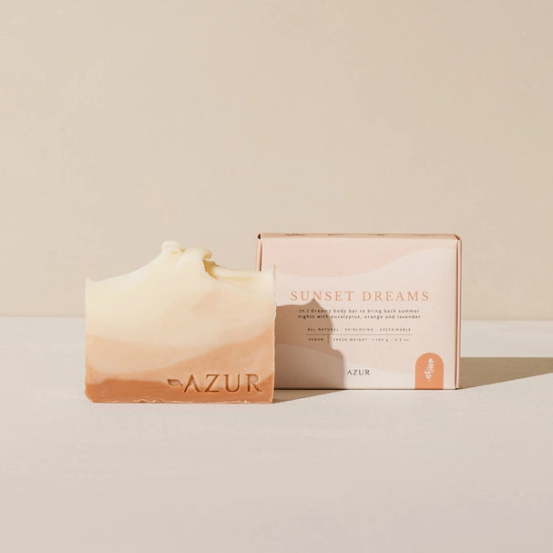 handmade soap bar - sunset dreams by Azur  natural bodycare