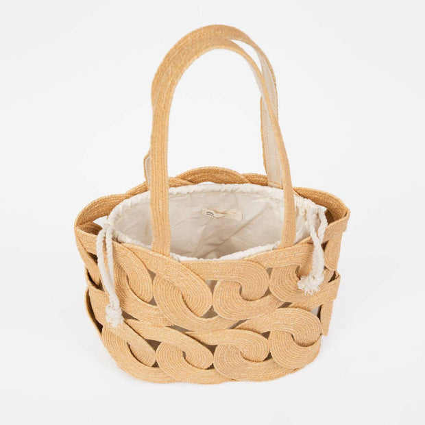 Seagrass & Organic Cotton Tote Bag