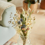 Dried Flowers Medium Frosted White Bouquet