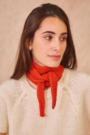 Little "Sophie Pointelle Scarf", Red