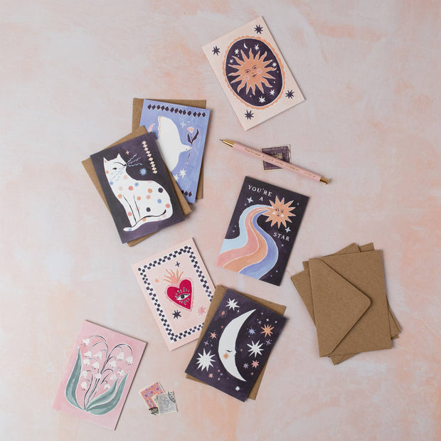 Smiling Sun Mini Card