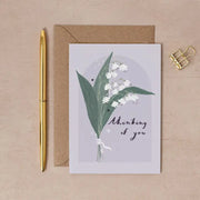 Thinking of You Flowers Card