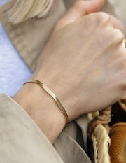 Nordic Muse Gold Snake Chain bracelet