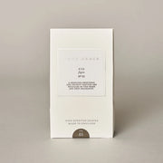 White box with text on a gray background